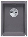  Evier en silgranit® puradur® Blanco Subline 523407 couleur gris rocher 350x460 avec 1 cuve vidage automatique
