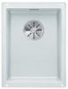 Evier en silgranit® puradur® Blanco Subline 523410 couleur blanc 350x460 avec 1 cuve vidage automatique