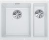 Evier en silgranit® puradur® Blanco Subline 523552 couleur blanc 555x460 avec 1 cuve vidage automatique