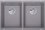 Evier Blanco SUBLINE 350/350-U AlumÃ©tallic, reference 523576, dimensions 755x460 mm