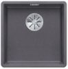  Evier en silgranit® puradur® Blanco Subline 523495 couleur gris rocher 427x427 avec 1 cuve vidage automatique
