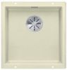 Evier en silgranit® puradur® Blanco Subline 523427 couleur jasmin 430x460 avec 1 cuve vidage automatique