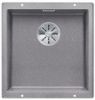 Evier en silgranit® puradur® Blanco Subline 523424 couleur alumétallic 430x460 avec 1 cuve vidage automatique