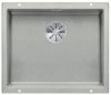 Evier en silgranit® puradur® Blanco Subline 523435 couleur gris perle 530x460 avec 1 cuve vidage automatique