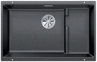  Evier en silgranit® puradur® Blanco Subline 523538 couleur anthracite 730x460 avec 1 cuve vidage automatique