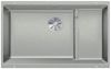 Evier en silgranit® puradur® Blanco Subline 523541 couleur gris perle 730x460 avec 1 cuve vidage automatique