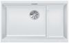 Evier en silgranit® puradur® Blanco Subline 523542 couleur blanc 730x460 avec 1 cuve vidage automatique