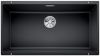 Evier en silgranit® puradur® Blanco Subline 523141 couleur anthracite 830x460 avec 1 cuve vidage automatique