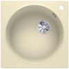 Evier en silgranit® puradur® Blanco Artago 521762 couleur jasmin 510x510 avec 1 cuve vidage automatique