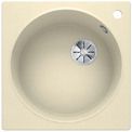  Evier en silgranit® puradur® Blanco Artago 521762 couleur jasmin 510x510 avec 1 cuve vidage automatique