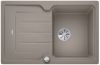 Evier en silgranit® puradur® Blanco Classic 524012 couleur tartufo 780x510 avec 1 cuve vidage manuel