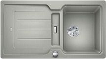  Evier en silgranit® puradur® Blanco Classic 524018 couleur gris perle 915x510 avec 1 cuve vidage manuel