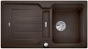 Evier en silgranit® puradur® Blanco Classic 524024 couleur café 915x510 avec 1 cuve vidage manuel