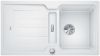 Evier en silgranit® puradur® Blanco Classic 524019 couleur blanc 915x510 avec 1 cuve vidage manuel