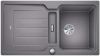 Evier en silgranit® puradur® Blanco Classic 524017 couleur alumétallic 915x510 avec 1 cuve vidage manuel