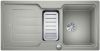 Evier en silgranit® puradur® Blanco Classic 524120 couleur gris perle 1000x510 avec 1 cuve vidage manuel