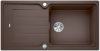 Evier en silgranit® puradur® Blanco Classic 524136 couleur café 1000x510 avec 1 cuve vidage manuel