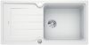 Evier en silgranit® puradur® Blanco Classic 524131 couleur blanc 1000x510 avec 1 cuve vidage manuel
