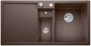 Evier en silgranit® puradur® Blanco Collectis 523353 couleur café 1000x510 avec 1 cuve vidage manuel