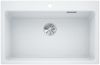 Evier en silgranit® puradur® Blanco Etagon 525191 couleur blanc 780x510 avec 1 cuve vidage automatique