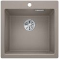  Evier en silgranit® puradur® Blanco Pleon 521675 couleur tartufo 515x510 avec 1 cuve vidage automatique