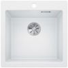  Evier en silgranit® puradur® Blanco Pleon 521672 couleur blanc 515x510 avec 1 cuve vidage automatique