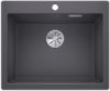  Evier en silgranit® puradur® Blanco Pleon 521679 couleur gris rocher 615x510 avec 1 cuve vidage automatique