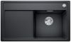 Evier en silgranit® puradur® Blanco Zenar 523811 couleur anthracite 848x498 avec 1 cuve vidage manuel
