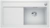 Evier en silgranit® puradur® Blanco Zenar 523876 couleur blanc 903x498 avec 1 cuve vidage manuel