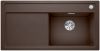 Evier en silgranit® puradur® Blanco Zenar 523953 couleur café 1000x510 avec 1 cuve vidage manuel