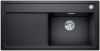 Evier en silgranit® puradur® Blanco Zenar 523964 couleur anthracite 1000x510 avec 1 cuve vidage manuel