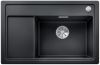 Evier en silgranit® puradur® Blanco Zenar 523764 couleur anthracite 780x510 avec 1 cuve vidage manuel