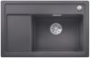 Evier en silgranit® puradur® Blanco Zenar 523765 couleur gris rocher 780x510 avec 1 cuve vidage manuel