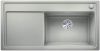  Evier en silgranit® puradur® Blanco Zenar 524055 couleur gris perle 1000x510 avec 1 cuve vidage manuel