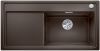 Evier en silgranit® puradur® Blanco Zenar 524065 couleur café 1000x510 avec 1 cuve vidage manuel