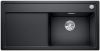 Evier en silgranit® puradur® Blanco Zenar 523902 couleur anthracite 988x498 avec 1 cuve vidage manuel