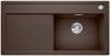 Evier en silgranit® puradur® Blanco Zenar 523908 couleur café 988x498 avec 1 cuve vidage manuel