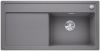 Evier en silgranit® puradur® Blanco Zenar 523904 couleur alumétallic 988x498 avec 1 cuve vidage manuel