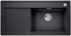 Evier en silgranit® puradur® Blanco Zenar 524082 couleur anthracite 988x498 avec 1 cuve vidage manuel