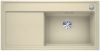 Evier en silgranit® puradur® Blanco Zenar 524087 couleur jasmin 988x498 avec 1 cuve vidage manuel