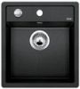 Evier en silgranit® puradur® Blanco Dalago 517156 couleur anthracite 780x510 avec 1 cuve vidage manuel