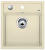 Evier en silgranit® puradur® Blanco Dalago 517161 couleur jasmin 780x510 avec 1 cuve vidage manuel