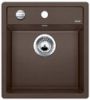 Evier en silgranit® puradur® Blanco Dalago 517165 couleur café 780x510 avec 1 cuve vidage manuel