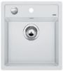 Evier en silgranit® puradur® Blanco Dalago 517160 couleur blanc 780x510 avec 1 cuve vidage manuel