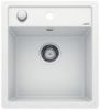 Evier en silgranit® puradur® Blanco Dalago 517169 couleur blanc 780x510 avec 1 cuve vidage manuel