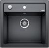Evier en silgranit® puradur® Blanco Dalago 518521 couleur anthracite 515x510 avec 1 cuve vidage manuel