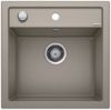 Evier en silgranit® puradur® Blanco Dalago 518528 couleur tartufo 515x510 avec 1 cuve vidage manuel