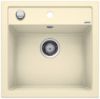 Evier en silgranit® puradur® Blanco Dalago 518525 couleur jasmin 515x510 avec 1 cuve vidage manuel