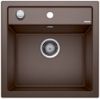 Evier en silgranit® puradur® Blanco Dalago 518529 couleur café 515x510 avec 1 cuve vidage manuel