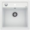 Evier en silgranit® puradur® Blanco Dalago 518524 couleur blanc 515x510 avec 1 cuve vidage manuel